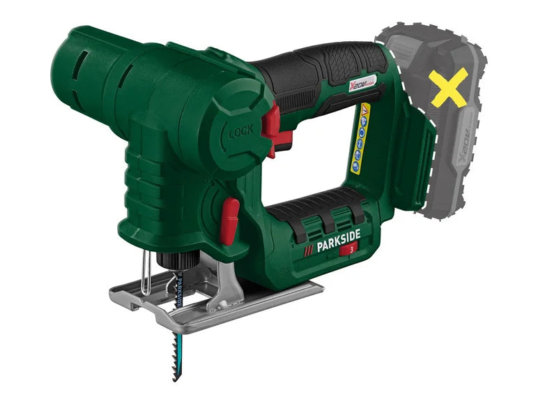 PARKSIDE Scie sauteuse et scie sabre sans fil 2en1 PSSSA 20 Li B2, 20 V