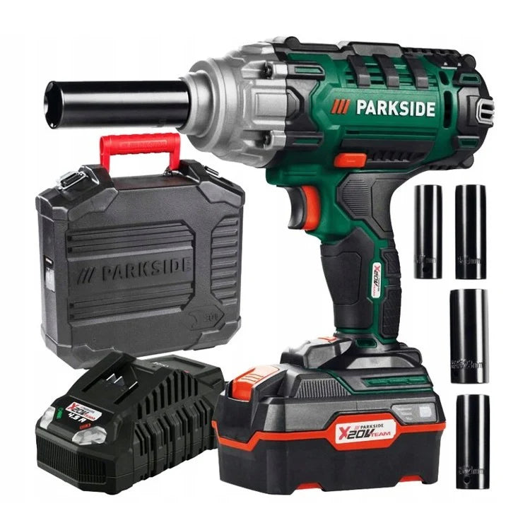 Parkside Clé à choc sans fil 20 V pour véhicule